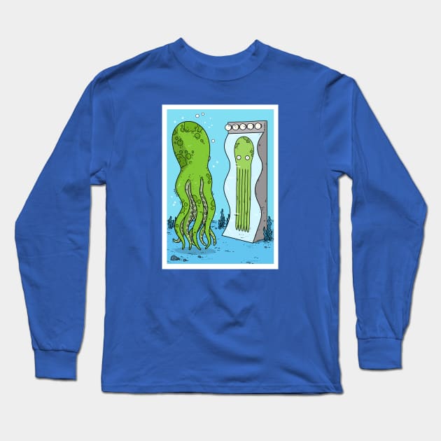 Mirrors Long Sleeve T-Shirt by nowakdraws